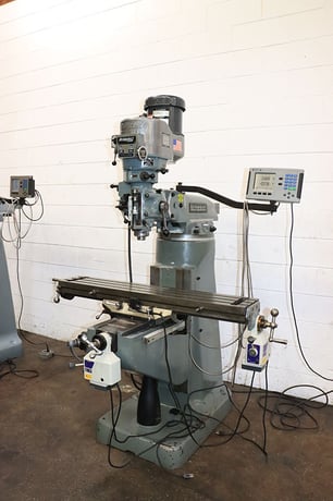 Bridgeport Hardinge #Series-I, vertical mill, 9" x49" table, 2 HP, 36" X, 12" Y, 16" Z, R-8, 60-4200 RPM - Image 3