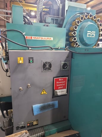 Matsuura #MC-560V, CNC vertical machining center, 20 automatic tool changer, 22" X, 15.8" Y, 17.7" Z, 7000 - Image 5