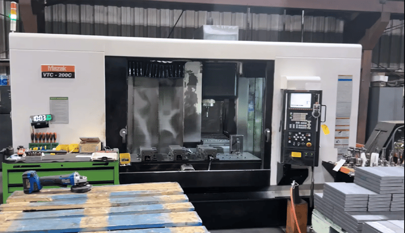 Mazak #VTC-200C, CNC vertical machining center, 24 automatic tool changer, 65.3" X, 20" Y, 20" Z, 10000 RPM - Image 1