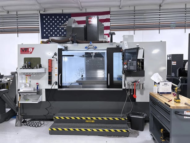 Haas #VF-8/40, CNC vertical machining center, 50+1 automatic tool changer, 64" X, 40" Y, 30" Z, 15000 RPM - Image 1