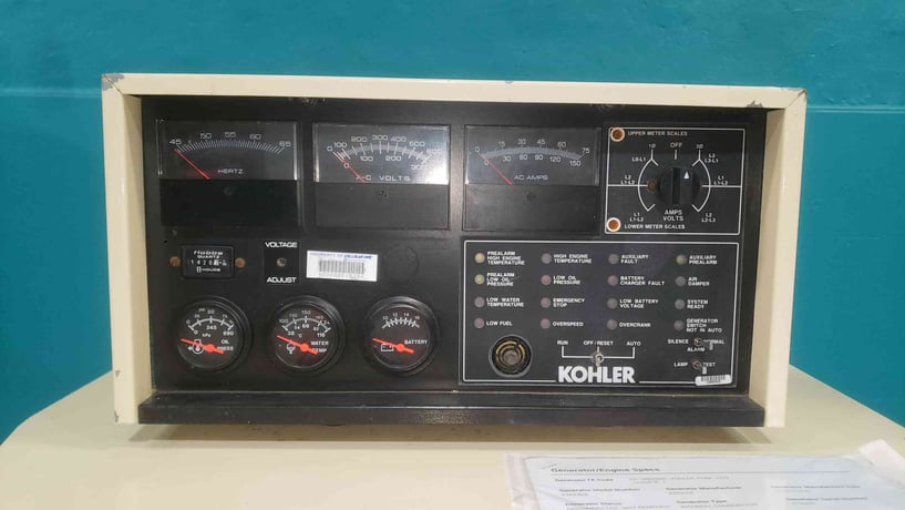 33 KW Kohler #33RZ262, natural gas/propane generator set, 120/240 Volts, 1420.7 hours, AS IS - Image 4