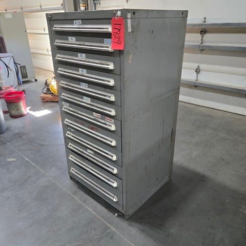 12 Drawer Vidmar, Storage Cabinet, 30-1/2" x 29-1/2" x 60-1/2" - Image 2