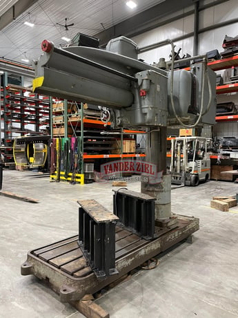 6' -15" Carlton #3A, Radial Drill, 8'-4" arm swing, 77" x 36" base working surface, 1200 RPM - Image 4
