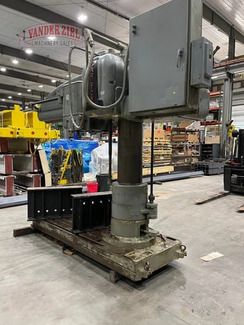 6' -15" Carlton #3A, Radial Drill, 8'-4" arm swing, 77" x 36" base working surface, 1200 RPM - Image 5