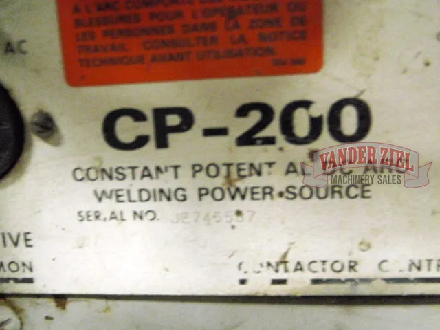 Miller #CP200, Mig Welder, 200/230/460 Volt, 7 kW, 200 amps, 3PH - Image 2