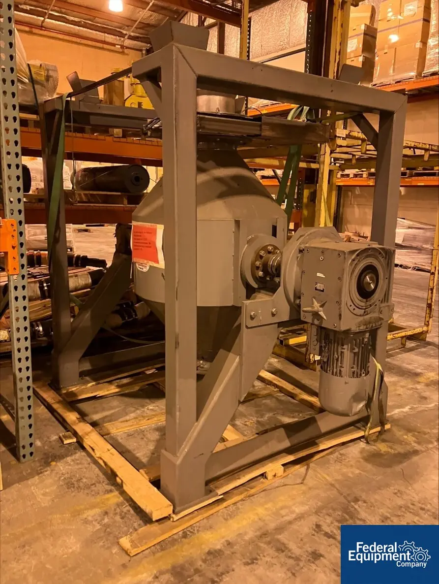 Winkworth, Double Cone Blender, Carbon Steel, 5 HP gearmotor with integrated brake - Image 3