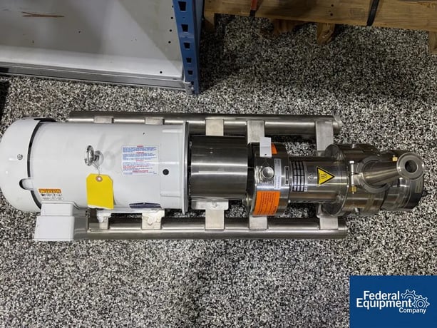 Bornemann #SLH-4G-1035, Twin Screw Pump, Stainless Steel, 8.8 GPM, 5 HP, 230/460 V., 2022 - Image 3