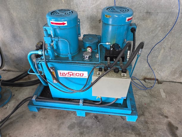 500 Ton, Hyseco, 4-Post Compression / Embossing Hydraulic Press, 6" stroke - Image 5