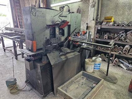 6" x 6" x 1/2" Spartan #IW110D/2, Hydraulic Ironworker, 110 Ton, 3-5/16" stroke, 12" throat, 10 HP, 24" - Image 3