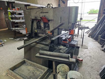 6" x 6" x 1/2" Spartan #IW110D/2, Hydraulic Ironworker, 110 Ton, 3-5/16" stroke, 12" throat, 10 HP, 24" - Image 4