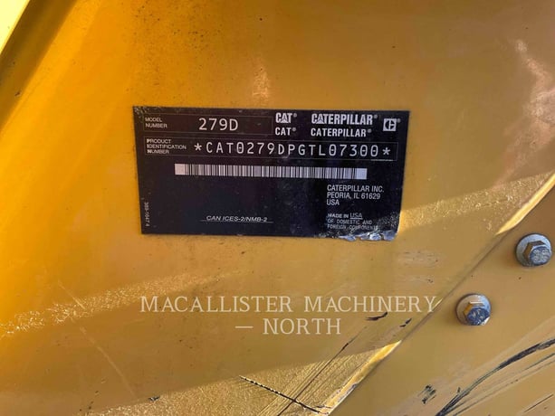 Caterpillar 279D, 1468 hours, S/N: GTL07300, 2019 - Image 6