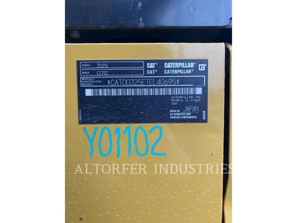 Caterpillar 325-07, 1612 hours, S/N: TEL40695, 2025 - Image 6