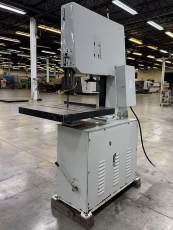 24" MSC #09514654, vertical metal cutting vari-speed bandsaw, 2 HP, 80-4000 FPM, built-in blade welder - Image 4