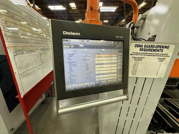 44 Ton, Ermak Power Bend Pro #PB-PRO 1270-40F, CNC press brake, 4.1'OA, 39.4" between housing, 13.8" stroke - Image 3