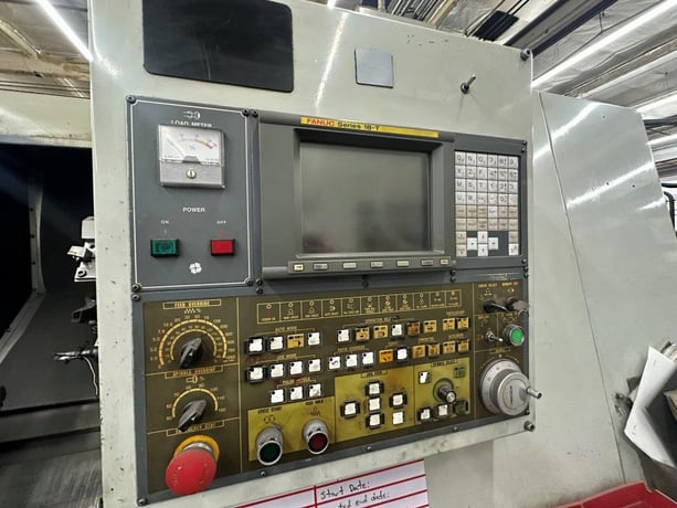 Hwacheon #Hi-ECO-35, CNC turning center, 16.3" swing, 3" bar, 47.3" centers, 25-2500 RPM, 30 HP, Fanuc 18T - Image 2