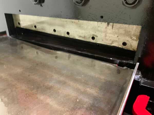 6" x 6" x 1/2" Edwards #Jaw-V, hydraulic ironworker, 115 ton, 12" throat, 7.5 HP, 30 SPM, 2000 - Image 7