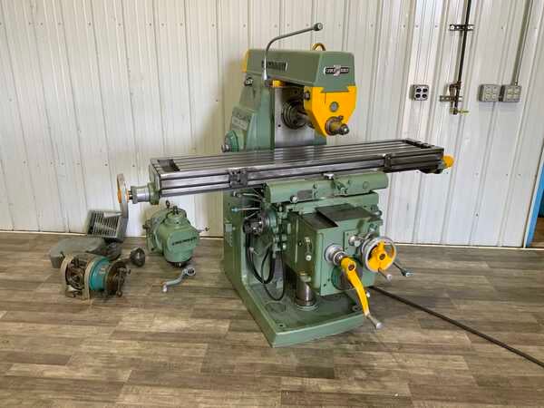 Cincinnati #205-12 CINEL 60, horizontal milling machine, 54-1/2" x12" table, #50 NS, coolant, 7.5 HP - Image 1