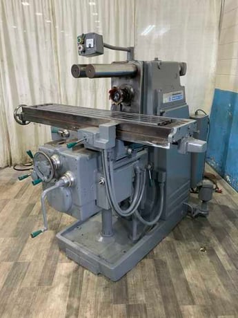 Kearney & Trecker #307-S12, horizontal mill, 62-1/2" x12" table, 47° table swivel, coolant - Image 2