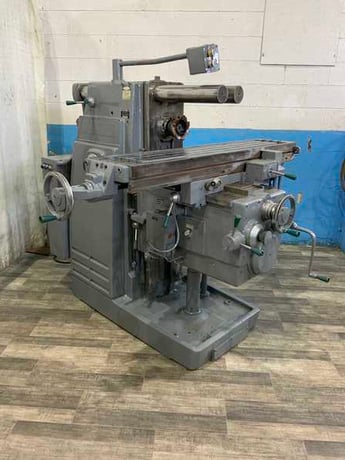 Kearney & Trecker #307-S12, horizontal mill, 62-1/2" x12" table, 47° table swivel, coolant - Image 10