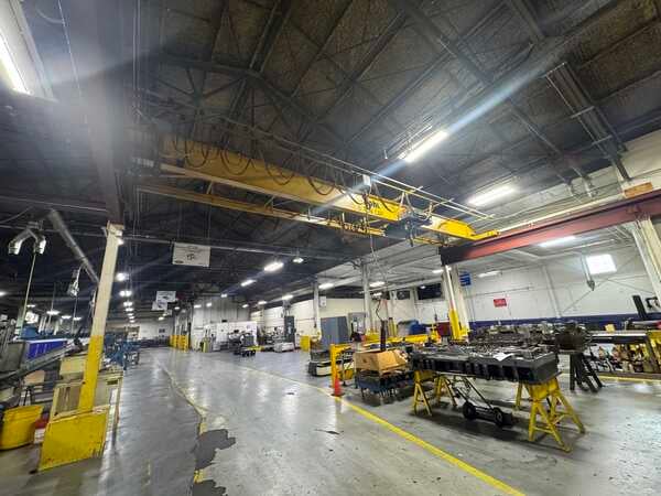 5 Ton, Bohl, single girder top running bridge crane, 35' span, pendant Control - Image 9
