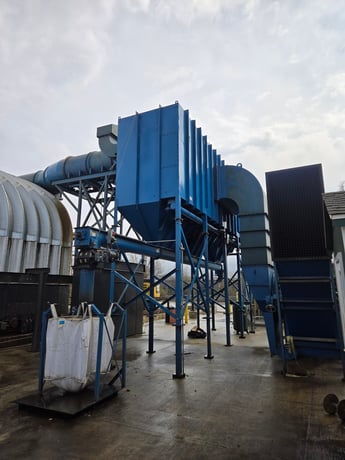 60,000 cfm Sly HCF-16-4-52 Cartridge Dust Collector - Image 3
