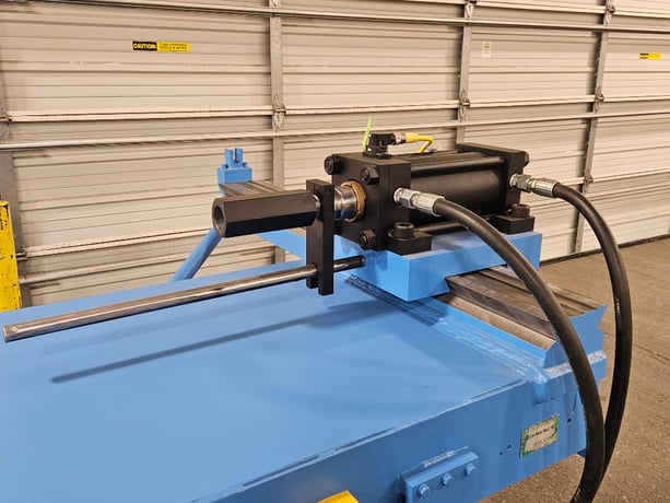 6" Pines #4, horizontal heavy duuty mandrel type tube/pipe bender, rebuilt - Image 4