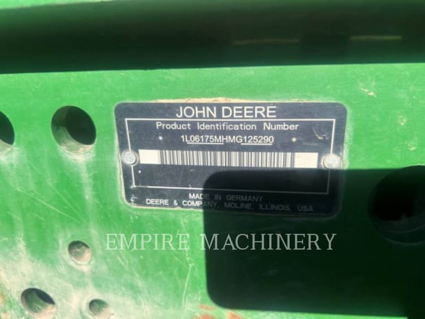 John Deere 6175M, Tractor, 5272 hours, S/N: 1L06175MHMG125290, 2022 - Image 5