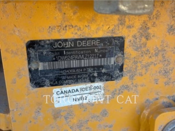 Deere & Co. 624P, Wheel Loader, 8295 hours, S/N: 1DW624PAVMLZ12217, 2021 - Image 5