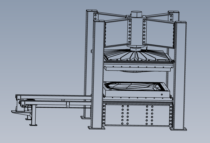 100 ton Lamination Press - Image 2