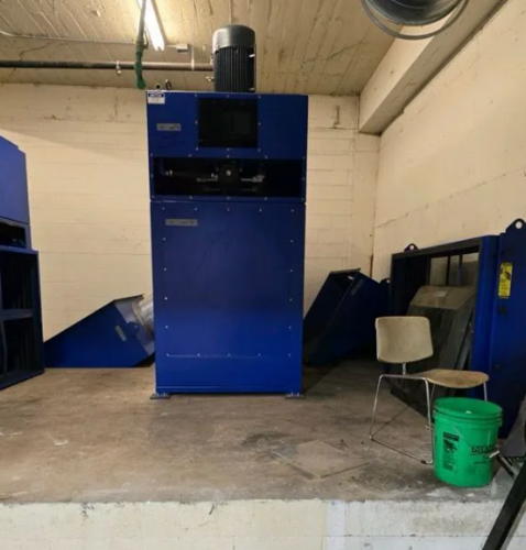 10000 cfm RoboVent Fusion 3 #DTS-10000-8, (8) cartridge unit dust collector, 4096 sq.ft., 30 HP, 2014 - Image 2