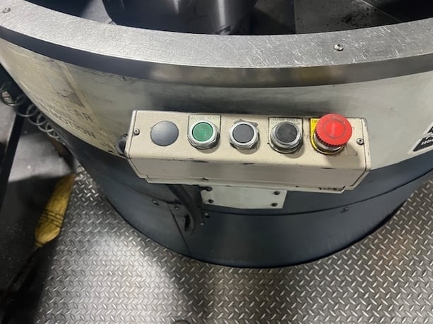 21.6" Youji #CY-550H+APC, CNC Vertical Boring Mill, 29.5" swing, 19.1" work height, 29 HP, 4,000 RPM, Fanuc - Image 4