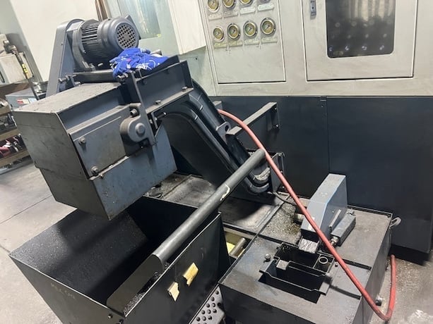 21.6" Youji #CY-550H+APC, CNC Vertical Boring Mill, 29.5" swing, 19.1" work height, 29 HP, 4,000 RPM, Fanuc - Image 7