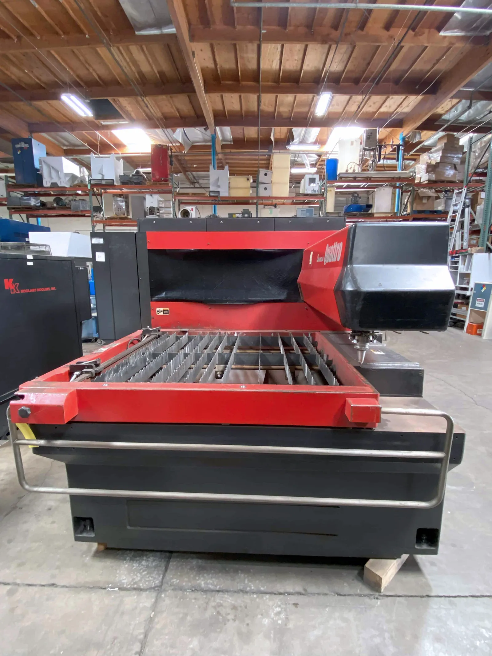 Amada #AF2000E, CNC CO2 laser, 2000 watt, 49.6" x49.6" working area, Fanuc 16i L, 2007 - Image 5