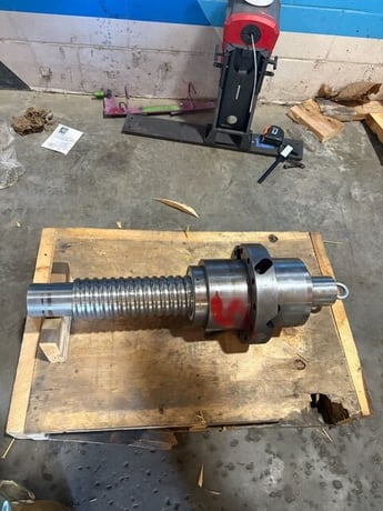 Eagle Bend Wedin #114291, ball screw assembly, for bender, 31.5" overall, 4" diameter, 254 LB - Image 4
