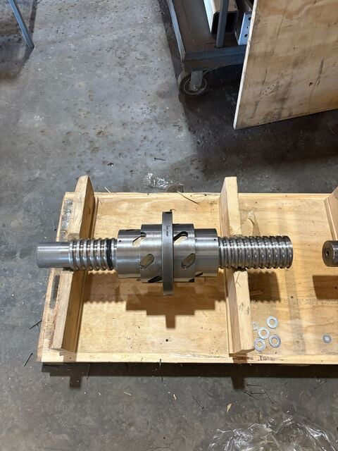 Wedin #115202, ball screw assembly, 4' diameter, 30" overall, 25" thread - Image 2