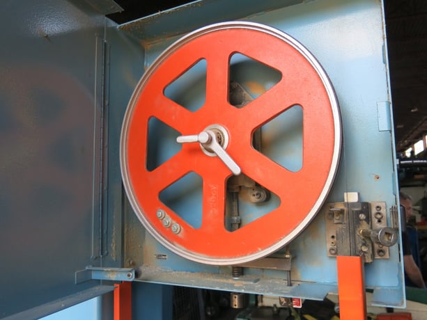 20" Doall #2013-V3, electronic vertical bandsaw, variable speed, 154" blade, 2003 - Image 6