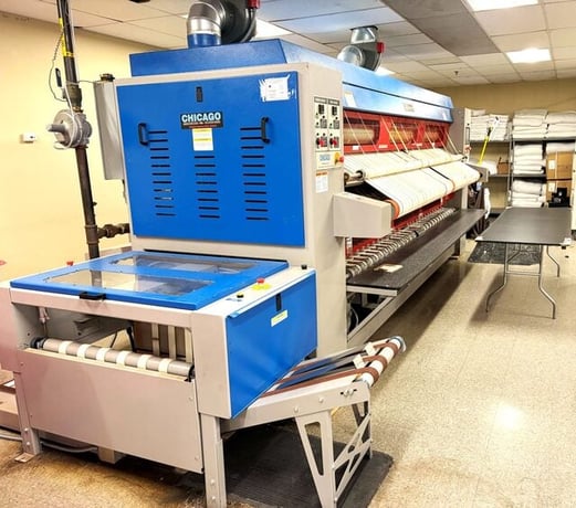 Chicago #Crossstar-36-136-CT-PCS, Natural Gas Ironer and Folder, 36" roll diameter, 136" width, 2017 - Image 2