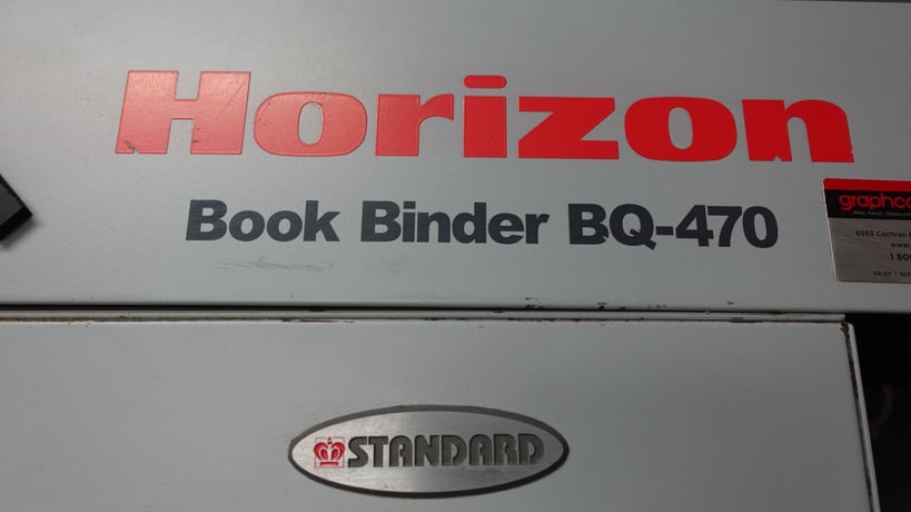 Standard Horizon Systems #BQ-470, Automatic Perfect Binder, EVA glue, 2007 - Image 2