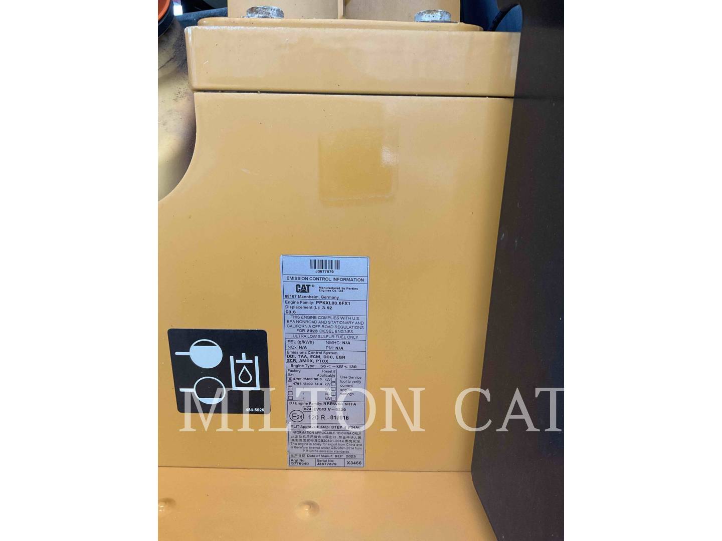 Cat 920, Wheel Loader, 1109 hours, S/N: JW202504, 2023 - Image 8