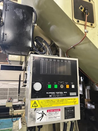 100 Ton, Asahi Seiki #TM-11, transfer press, 127mm stroke, 550mm Shut Height, 25 stations, 75mm Pitch, 10-50 - Image 2