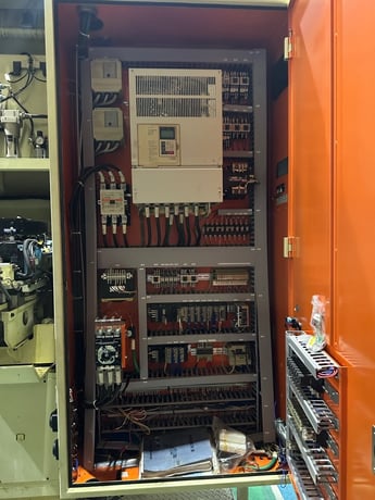 100 Ton, Asahi Seiki #TM-11, transfer press, 127mm stroke, 550mm Shut Height, 25 stations, 75mm Pitch, 10-50 - Image 10