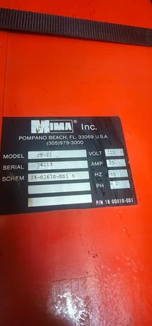 Mima #JT-21, auto/semi automatic pallet stretch wrapping machine - Image 6