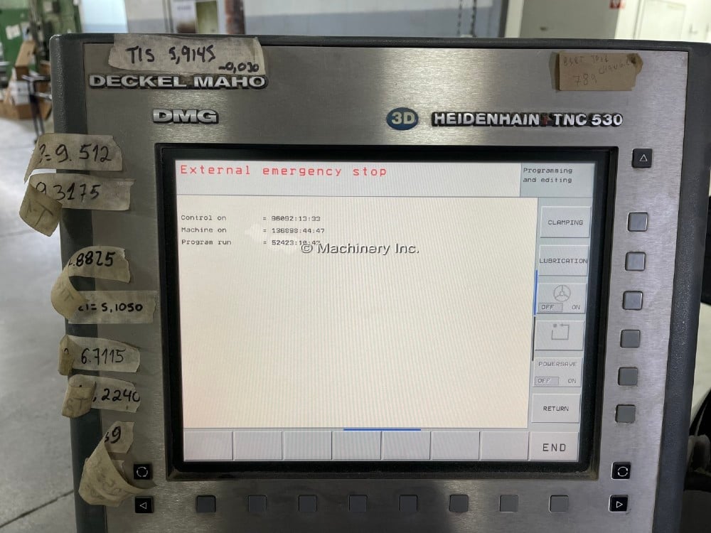 DMG, Mori Seiki Deckel Maho #DMU-125P hi-dyn CNC 5 Axis Universal Machining Center, 49" X, 34.6" Y, 31.5" Z - Image 10