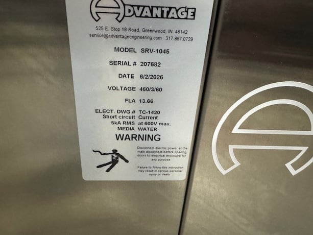 10 KW Advantage #SRV-1045, temperature controller, VE Series Control, 1 HP, 460 V., new, 2026 - Image 4