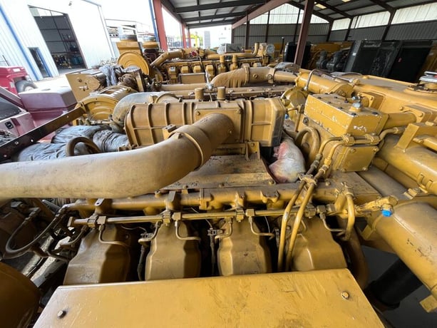 1000 HP Caterpillar #3508B, diesel marine engine, 1600 RPM, sound attenuated enclosure 0, 2002 - Image 7