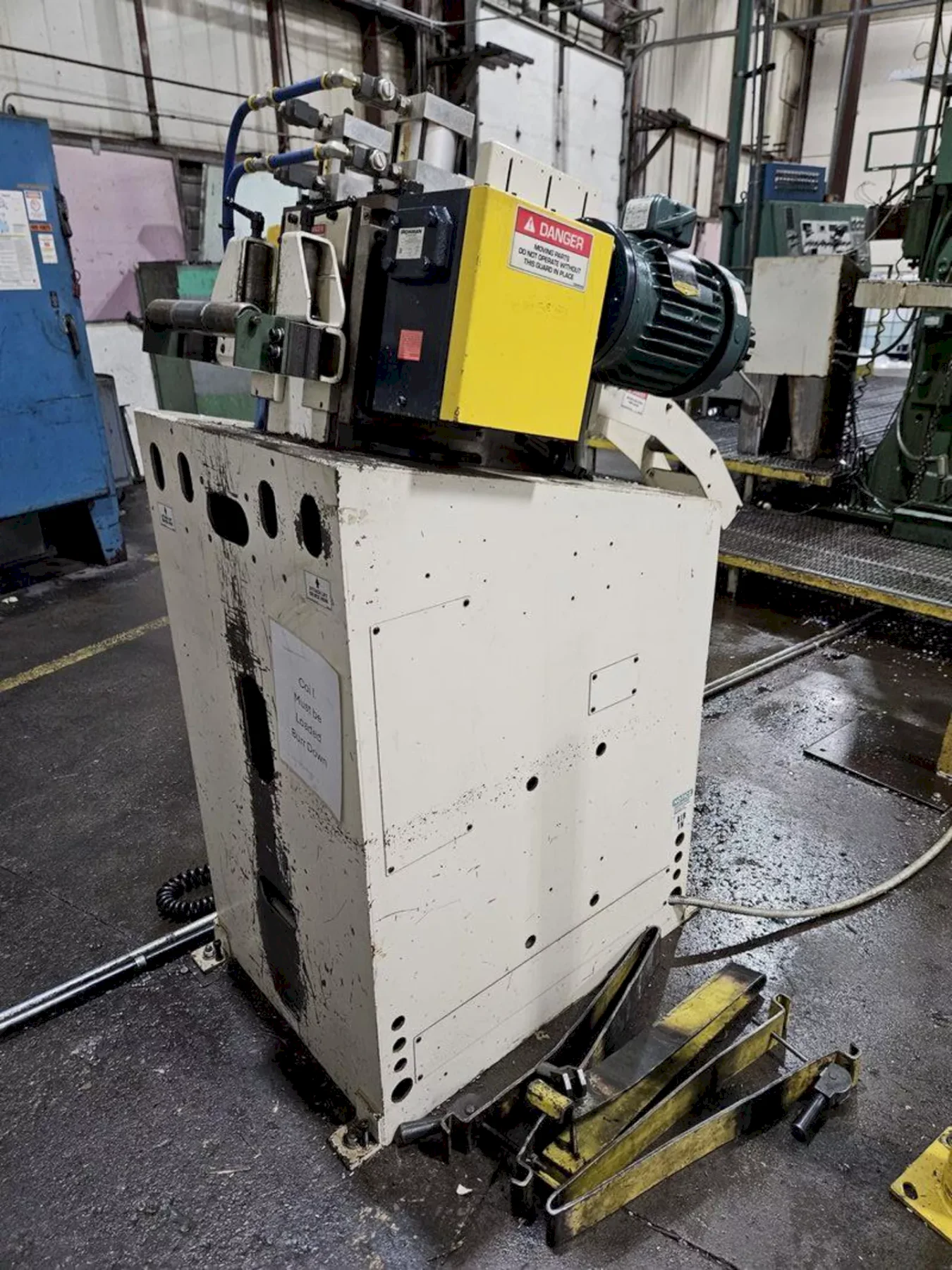 6000 lb. Coe Press Equipment #CPR-PO-6018/CPPS-250-06, coil reel & straightener, 6" W x .187" stock, 7-roll - Image 4