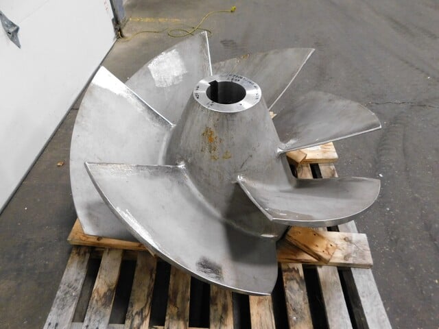 New large AFM 316 Stainless Steel pump impeller, 6 blades - Image 3