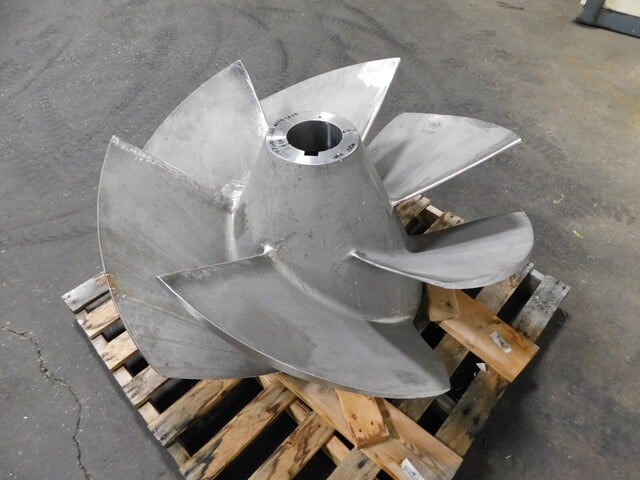 New large AFM 316 Stainless Steel pump impeller, 6 blades - Image 4
