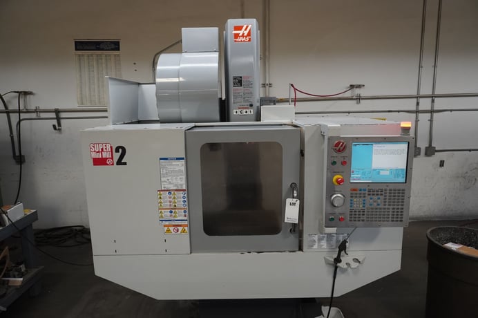 Haas #Super-Mini-Mill-2, CNC vertical machining center, 20" X, 16" Y, 14" Z, 15 HP, 10000 RPM, CT40, 24 - Image 8