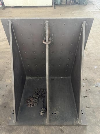 48" x 48" x 36" drilled & tapped angle plate - Image 3